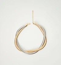 BICOLOR SNAKE CHAIN NECKLACE