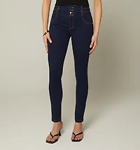 High Waist Ultraslim Jean Waistband Cuts