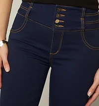 High Waist Ultraslim Jean Waistband Cuts