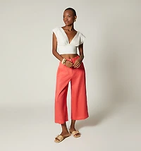BLOUSE WITH TIE BACK