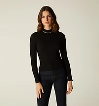 LONG SLEEVE KNITTED SWEATER