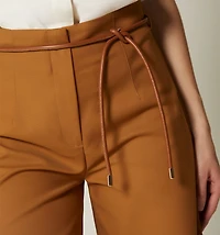 HIGH-WAISTED PANTS WITH BELT