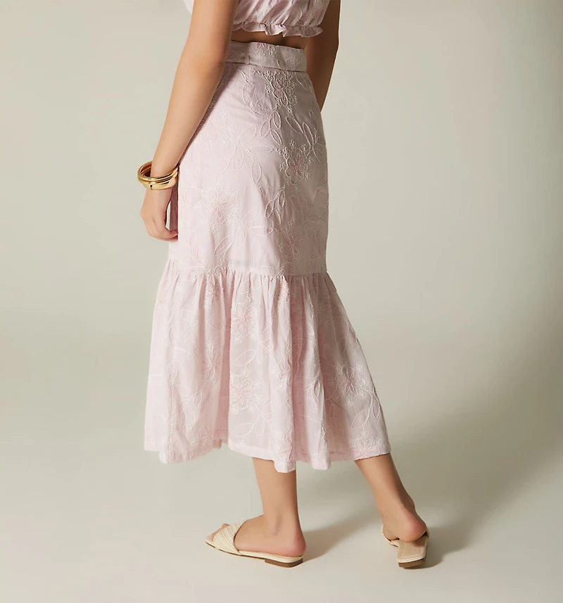 MIDI LENGTH SKIRT WITH POCKETS