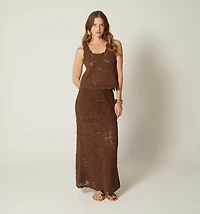 LONG CROCHET SKIRT