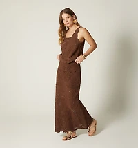 LONG CROCHET SKIRT