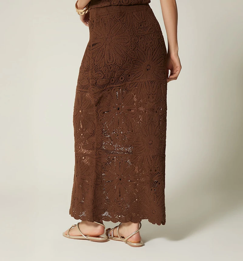 LONG CROCHET SKIRT