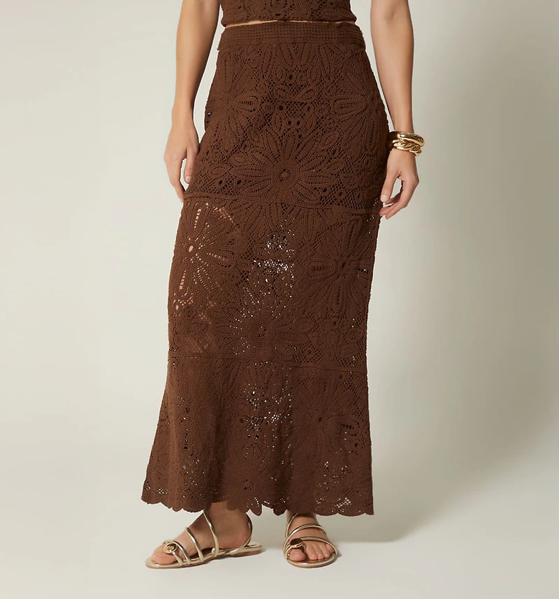 LONG CROCHET SKIRT