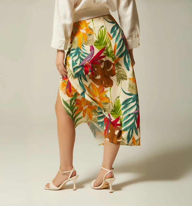 WRAP MIDI SKIRT