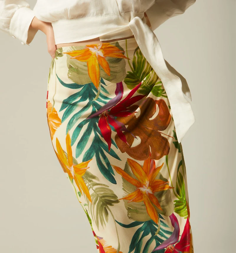 WRAP MIDI SKIRT