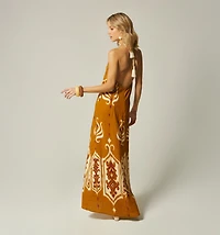 LONG DRESS WITH TIE