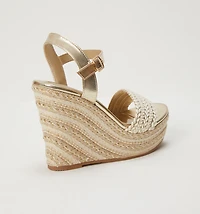 Braided Upper Platform Sandal