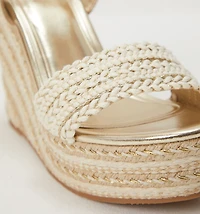 Braided Upper Platform Sandal