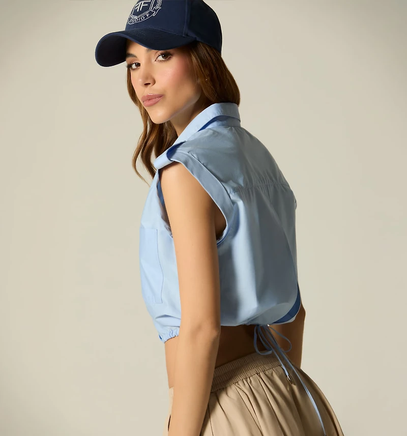 SLEEVELESS SHIRT
