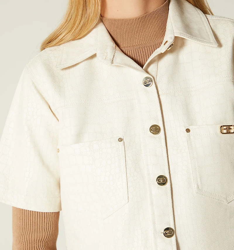 BOXXI SHIRT BLOUSE CROCO