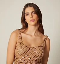 CROCHET STRAP BLOUSE