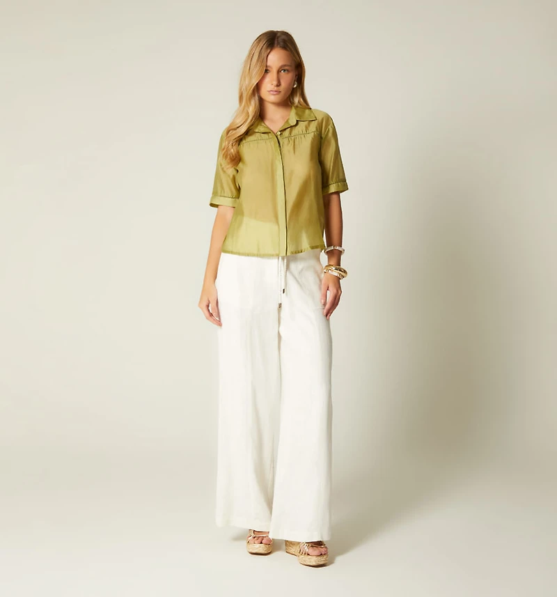 SHORT SLEEVE BLOUSE