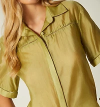 SHORT SLEEVE BLOUSE