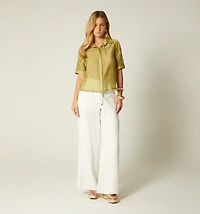SHORT SLEEVE BLOUSE