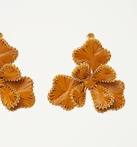 3D FLOWER EARRING WITH VOLUME