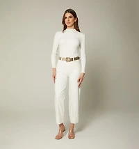 HIGH WAIST SKINNY JEAN WITH BELT