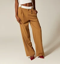 Pants with Contrast Waistband