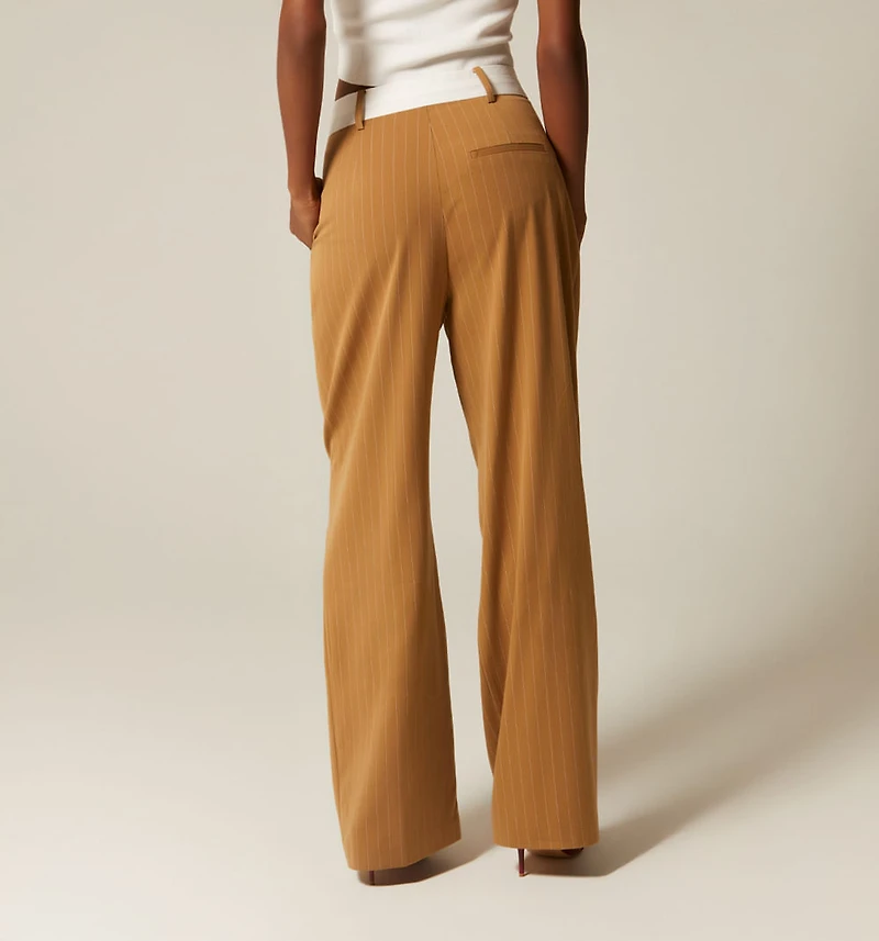 Pants with Contrast Waistband
