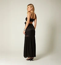 LONG DRESS WITH BUCKLE