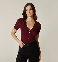 SHORT SLEEVE BODYSUIT