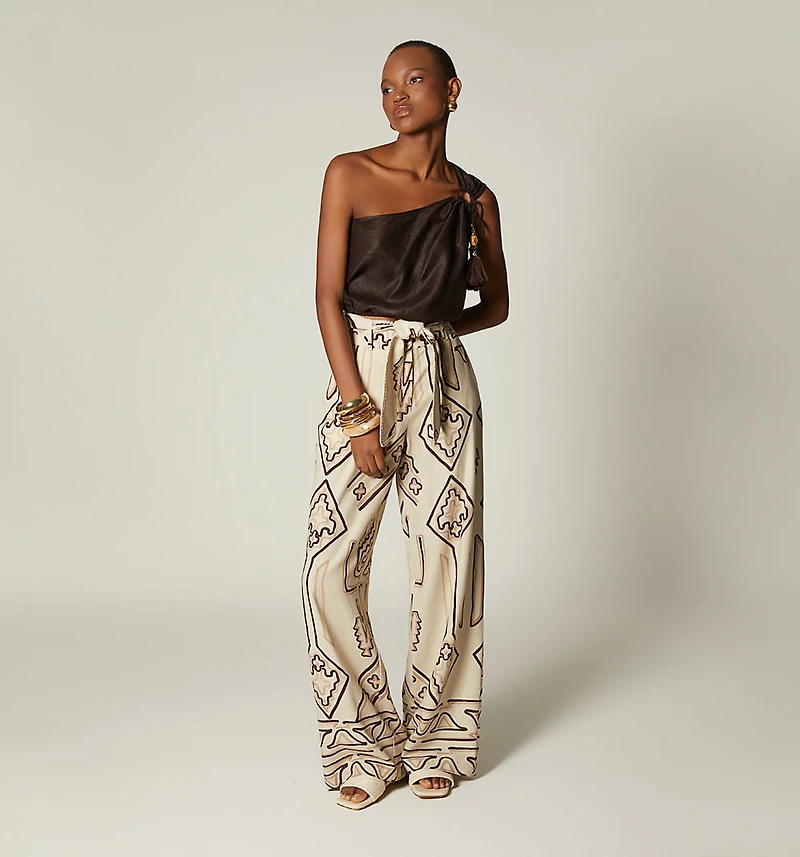 ONE-SHOULDER BLOUSE