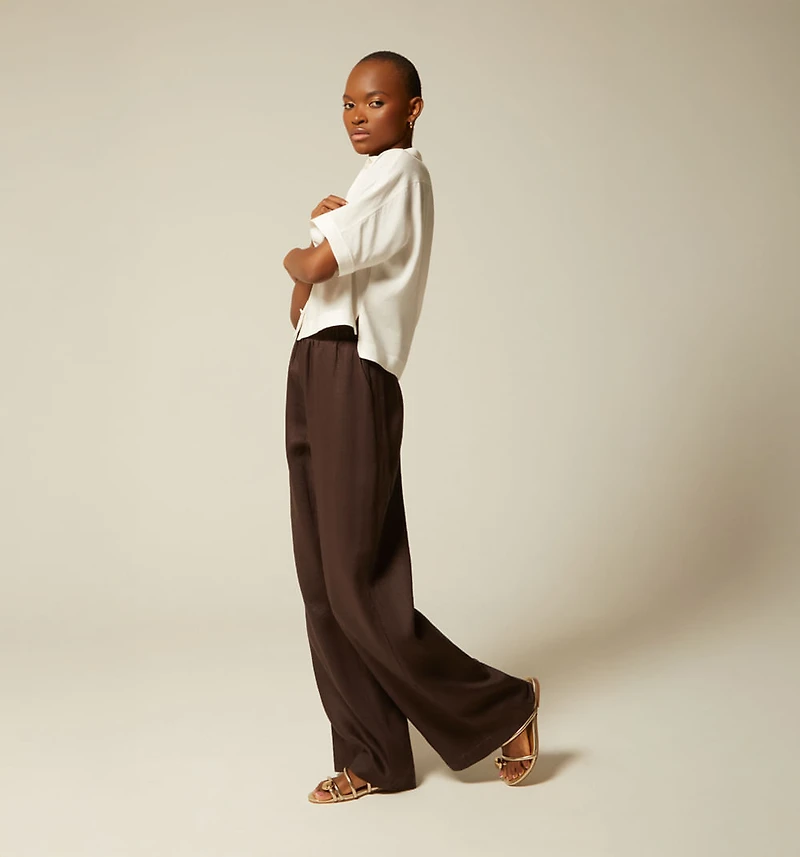 SHORT SLEEVE BOXY BLOUSE