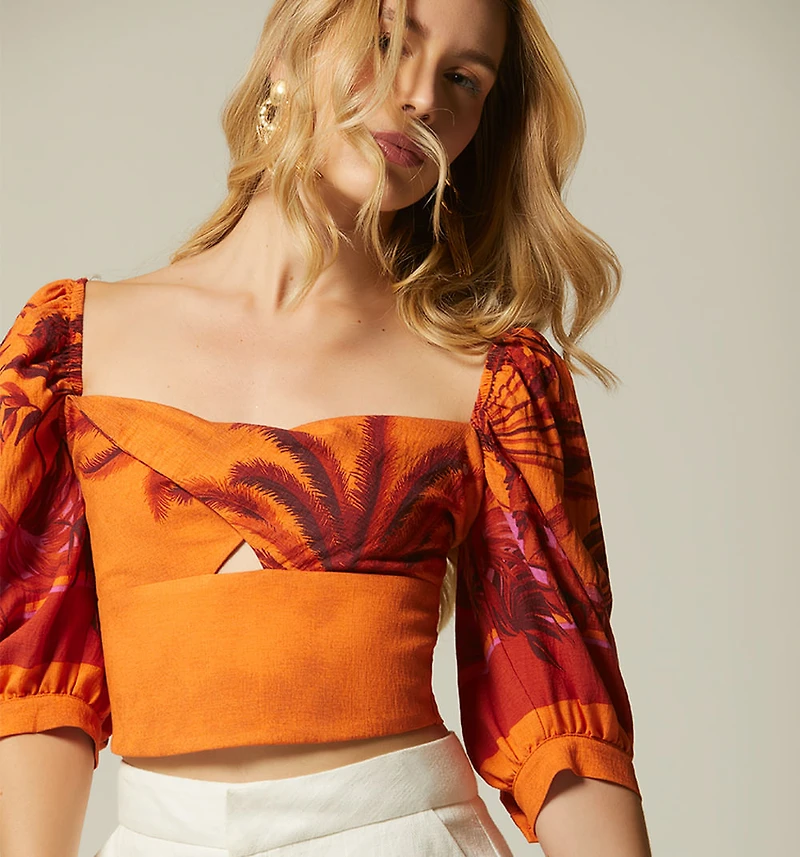 Peplum Short Sleeve Blouse