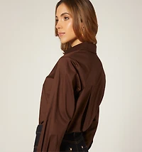 LONG SLEEVE SHIRT WITH LUXURY BUTTONS