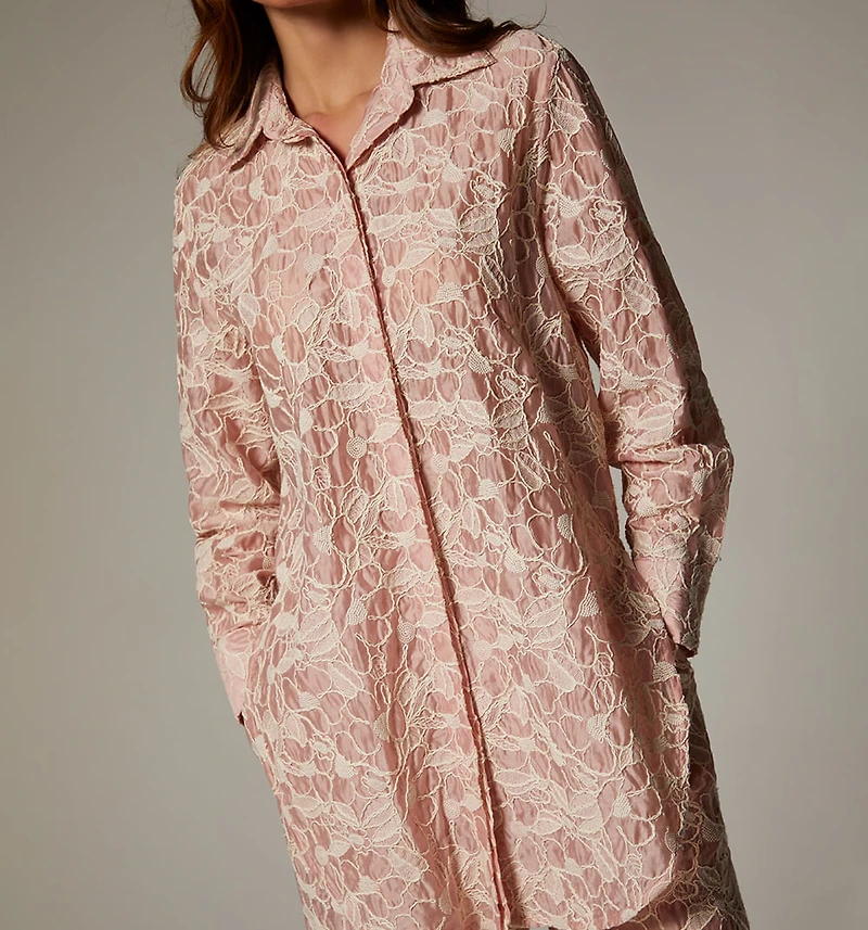 SHIRT DRESS WITH MAXI CUFF