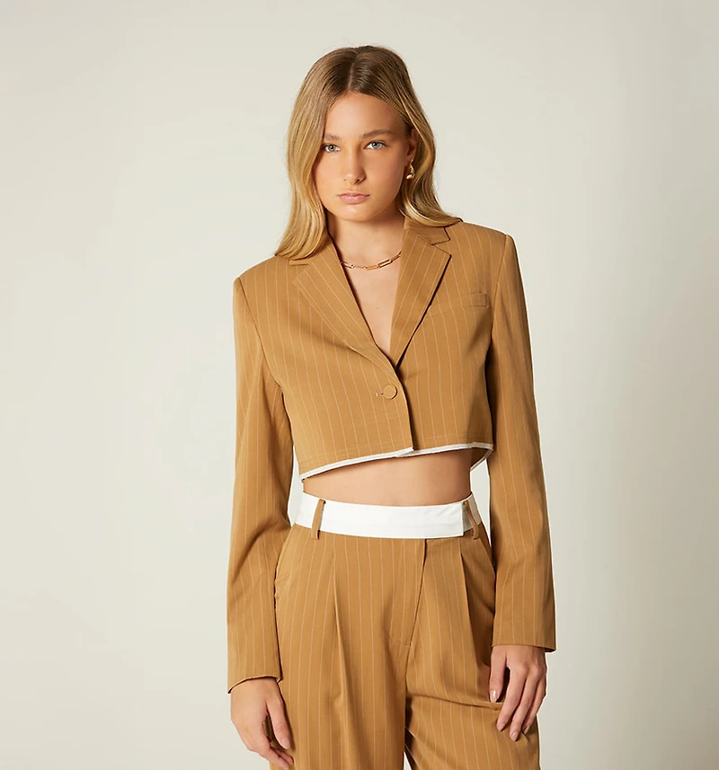 CROP BLAZER