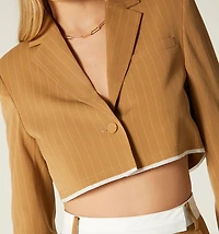 CROP BLAZER