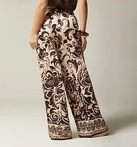 HIGH-WAISTED WIDE-LEG TROUSERS
