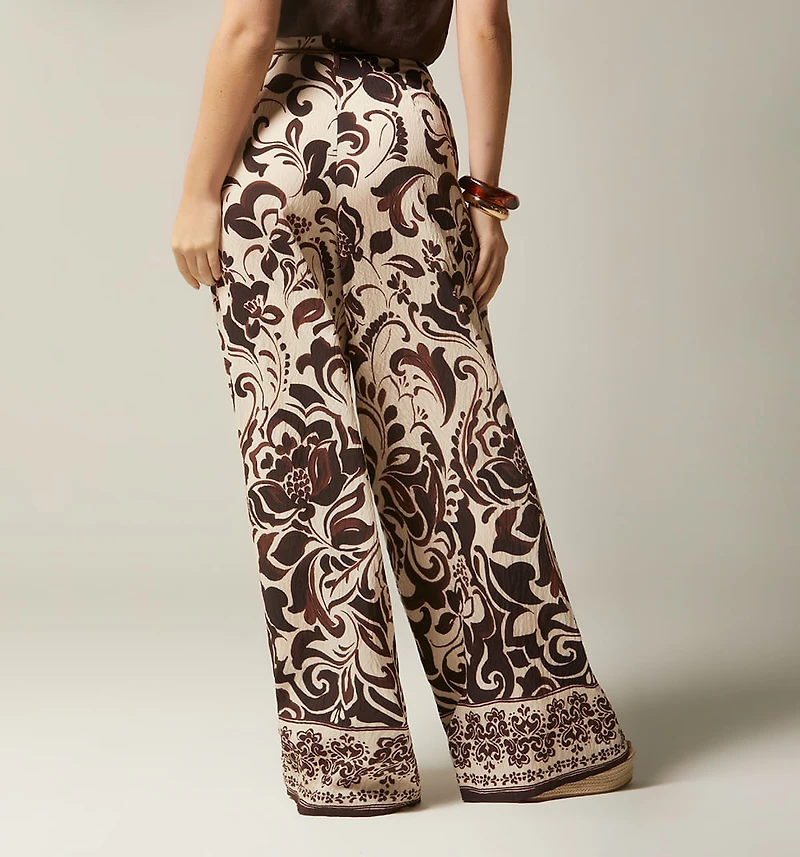 HIGH-WAISTED WIDE-LEG TROUSERS