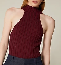 BLOUSE WITH NECK TWIST