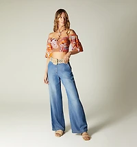 OFF-THE-SHOULDER BLOUSE 3/4 SLEEVE