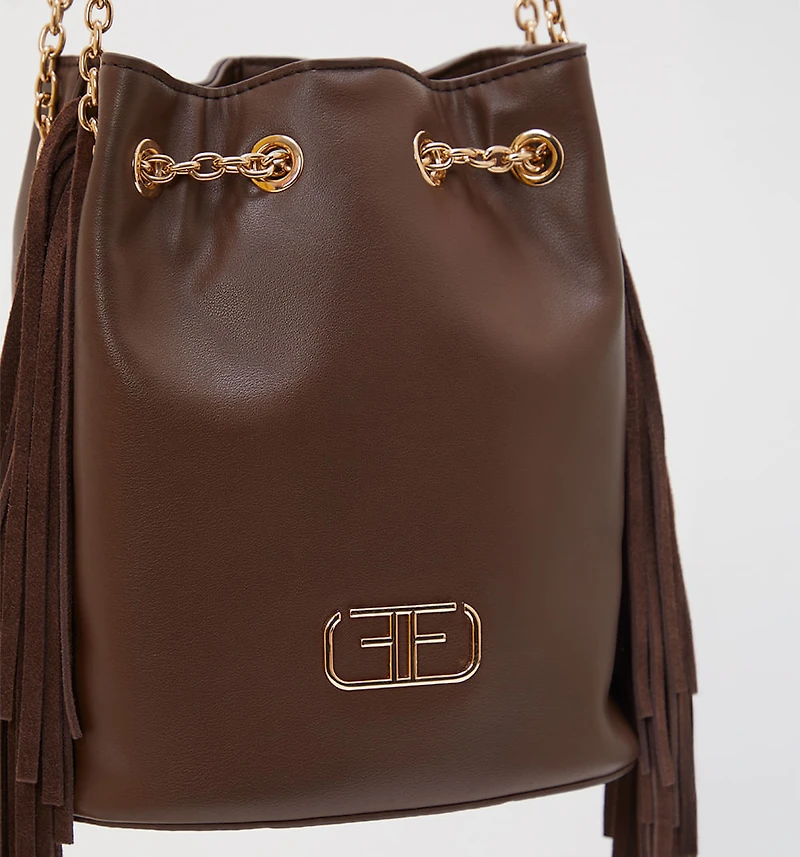 FRINGED SHOULDER BAG