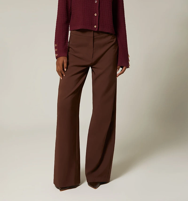 HIGH WAIST STRAIGHT TROUSERS