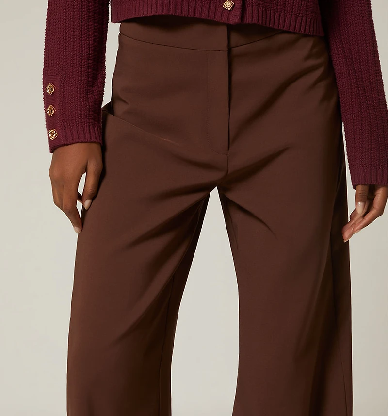HIGH WAIST STRAIGHT TROUSERS