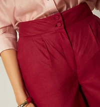 HIGH WAIST PLEATED PALAZZO PANTS