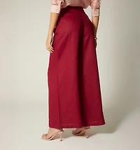 HIGH WAIST PLEATED PALAZZO PANTS