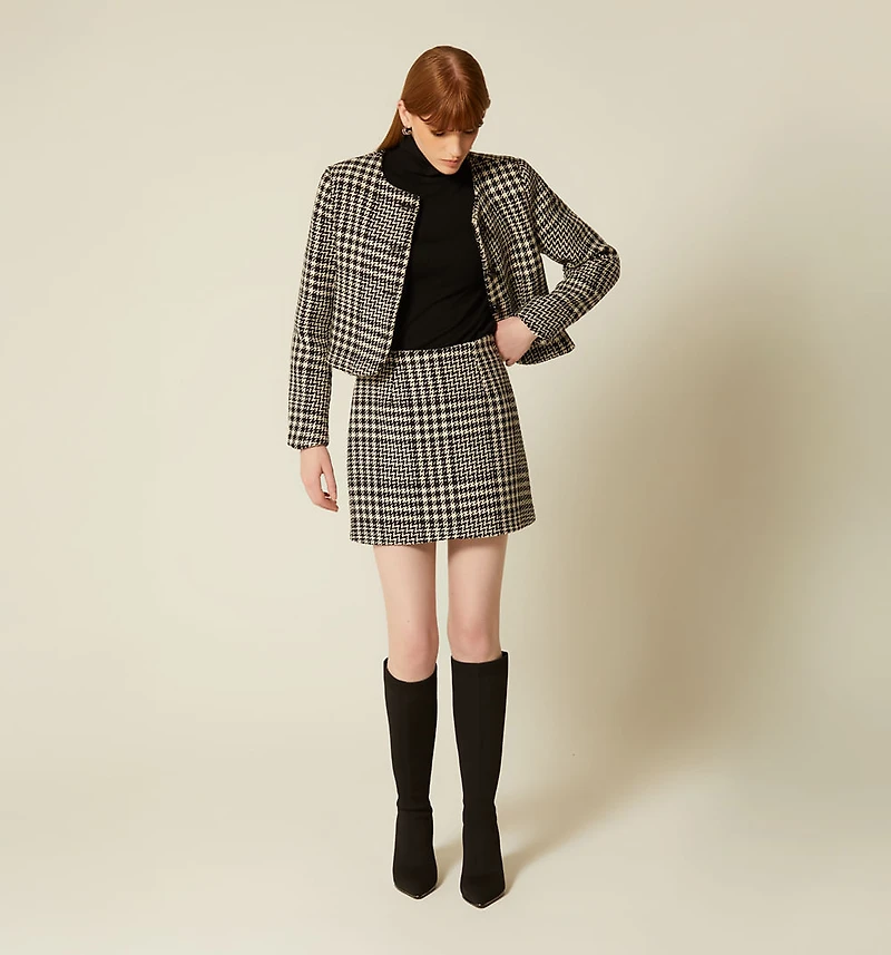 TWEED JACKET - FRONT POCKETS