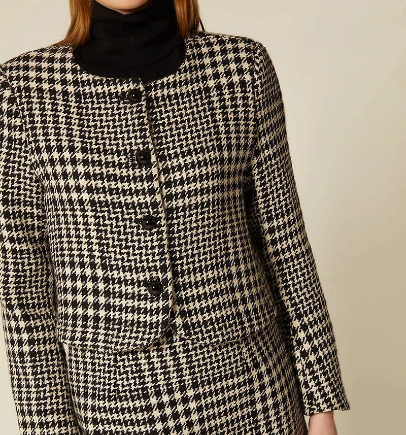 TWEED JACKET - FRONT POCKETS