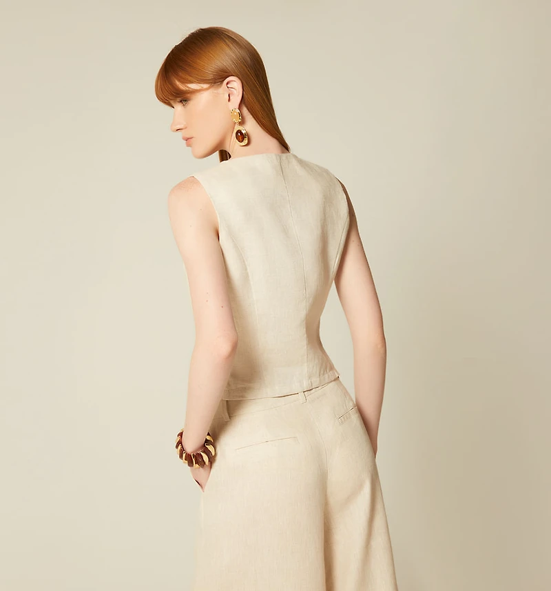Vest with Buttons