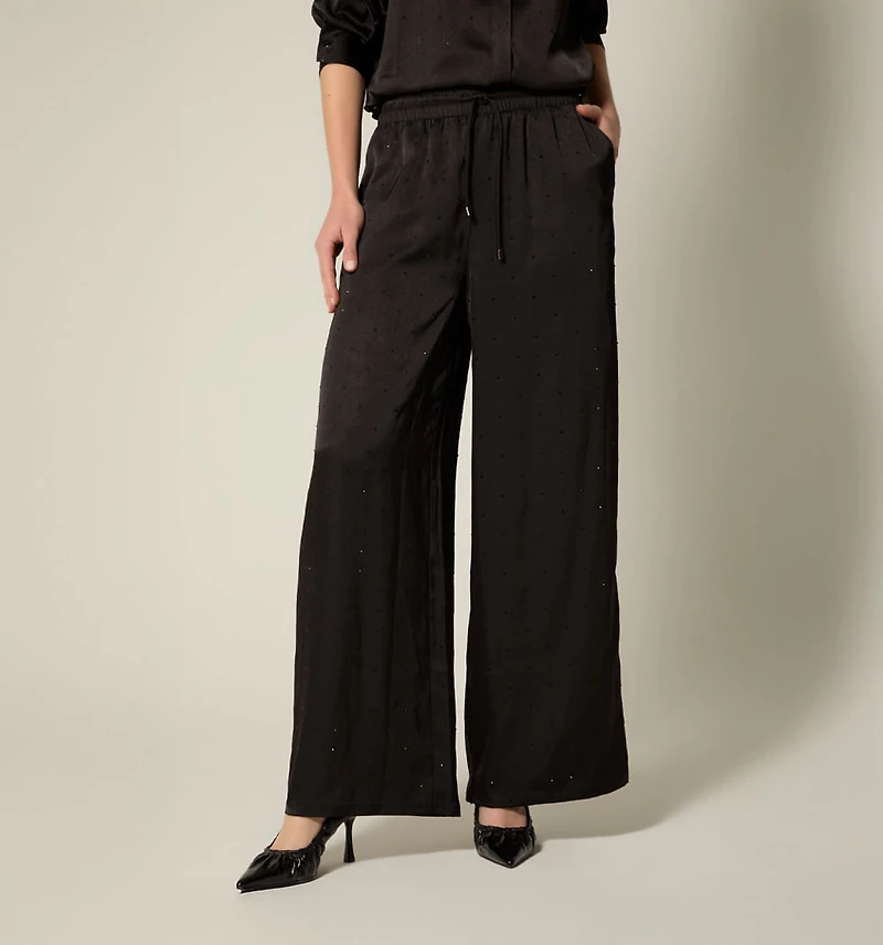 PALAZZO PANTS WITH HOT FIX