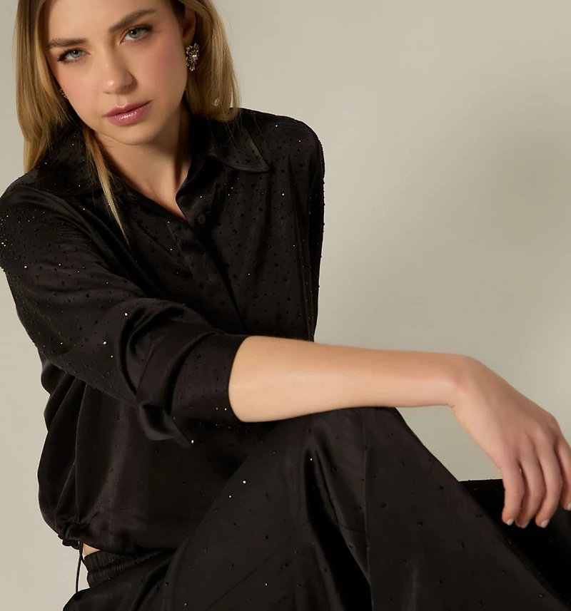 PALAZZO PANTS WITH HOT FIX