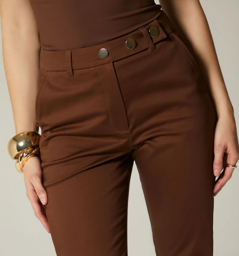 Pants with Snap Waistband